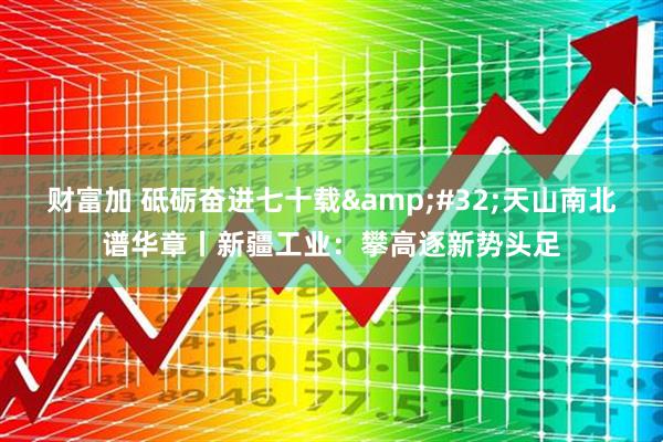 财富加 砥砺奋进七十载&#32;天山南北谱华章丨新疆工业：攀高逐新势头足